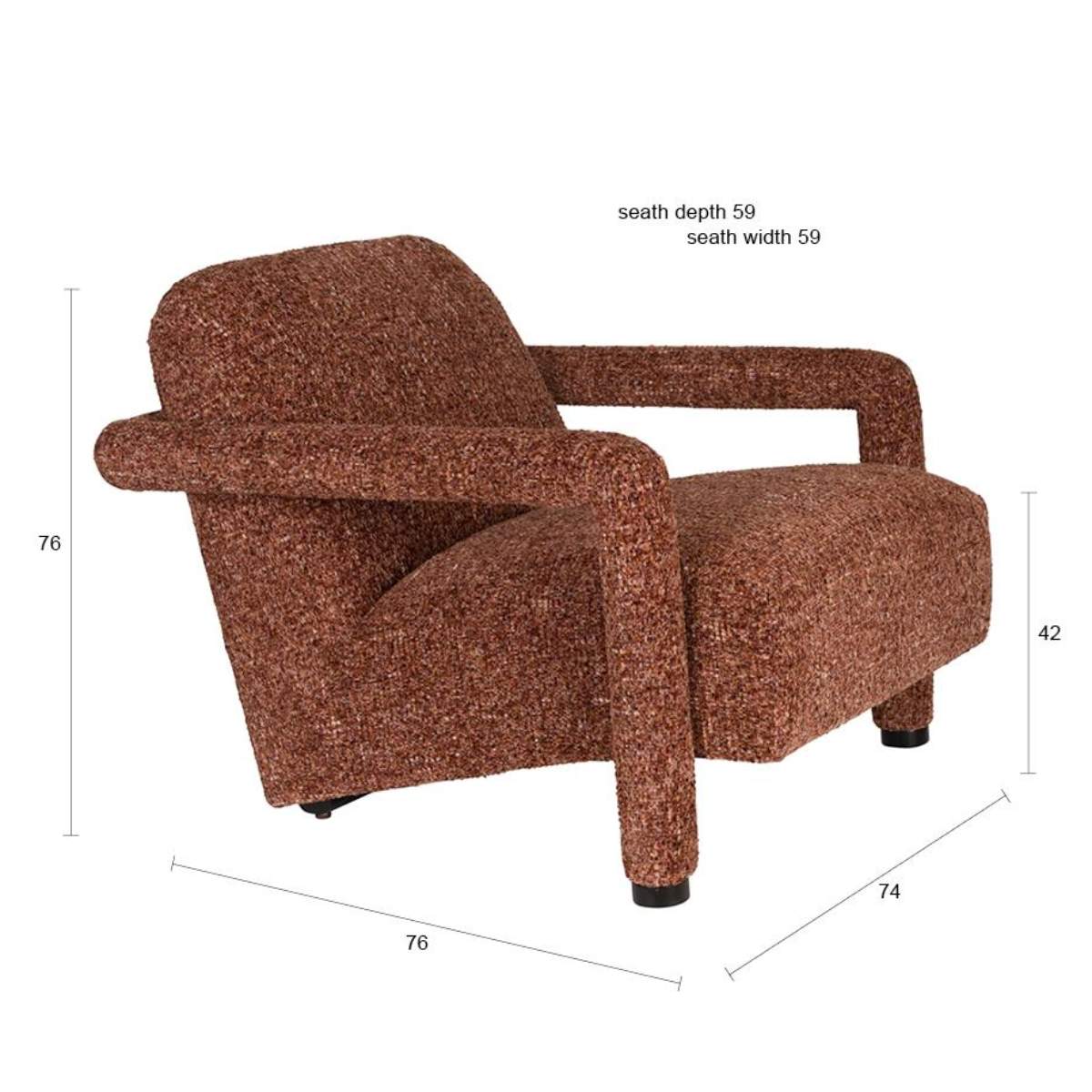 Dutch Bone Lounge Chair Kent