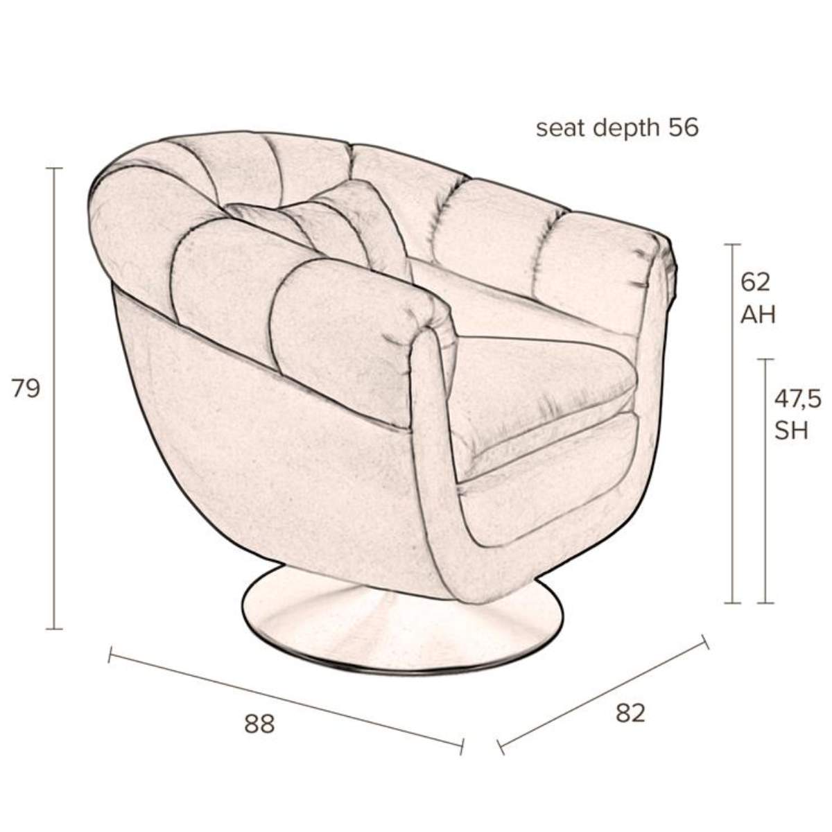 Dutch Bone Lounge Chair Member