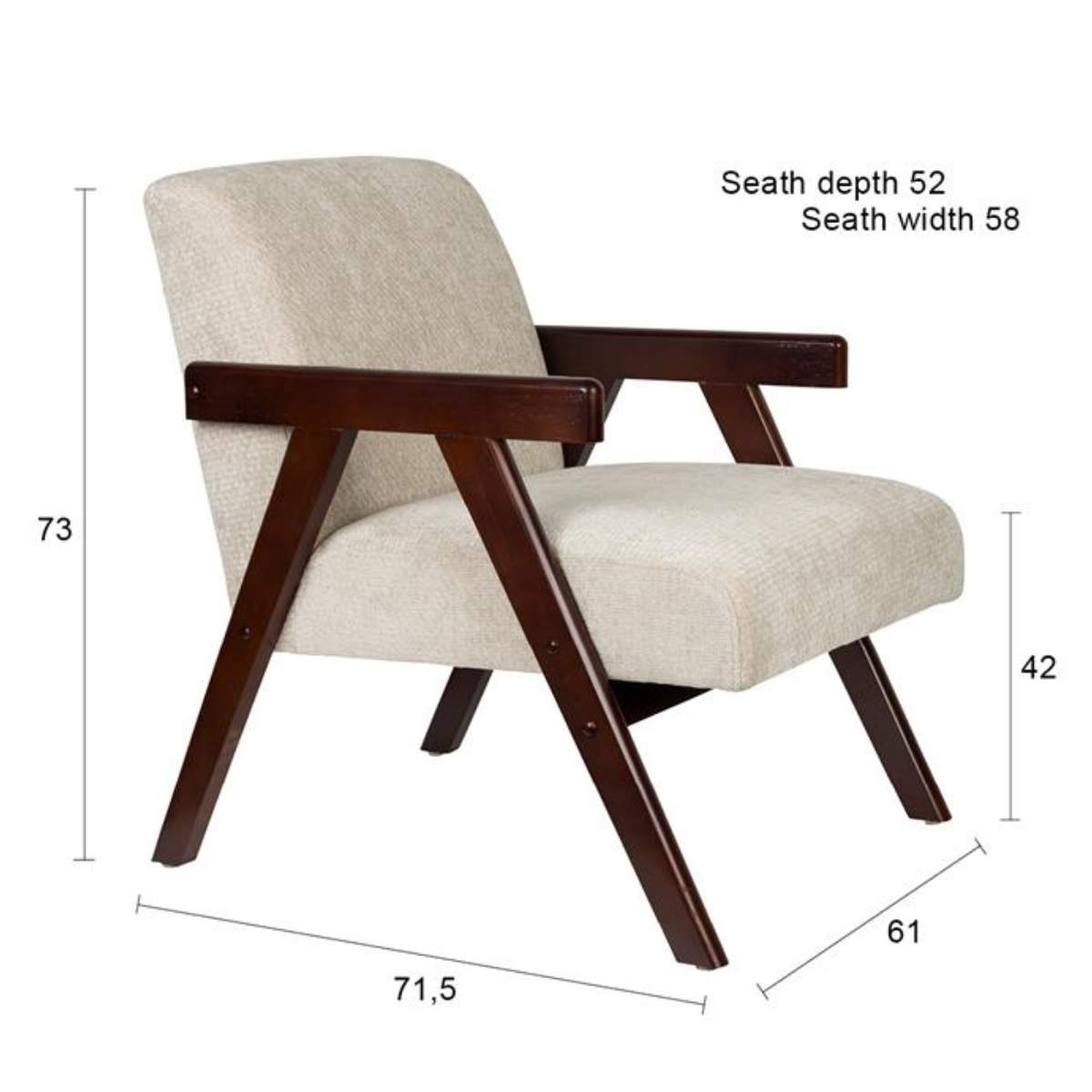 Beau&Co Lounge Chair Panadero
