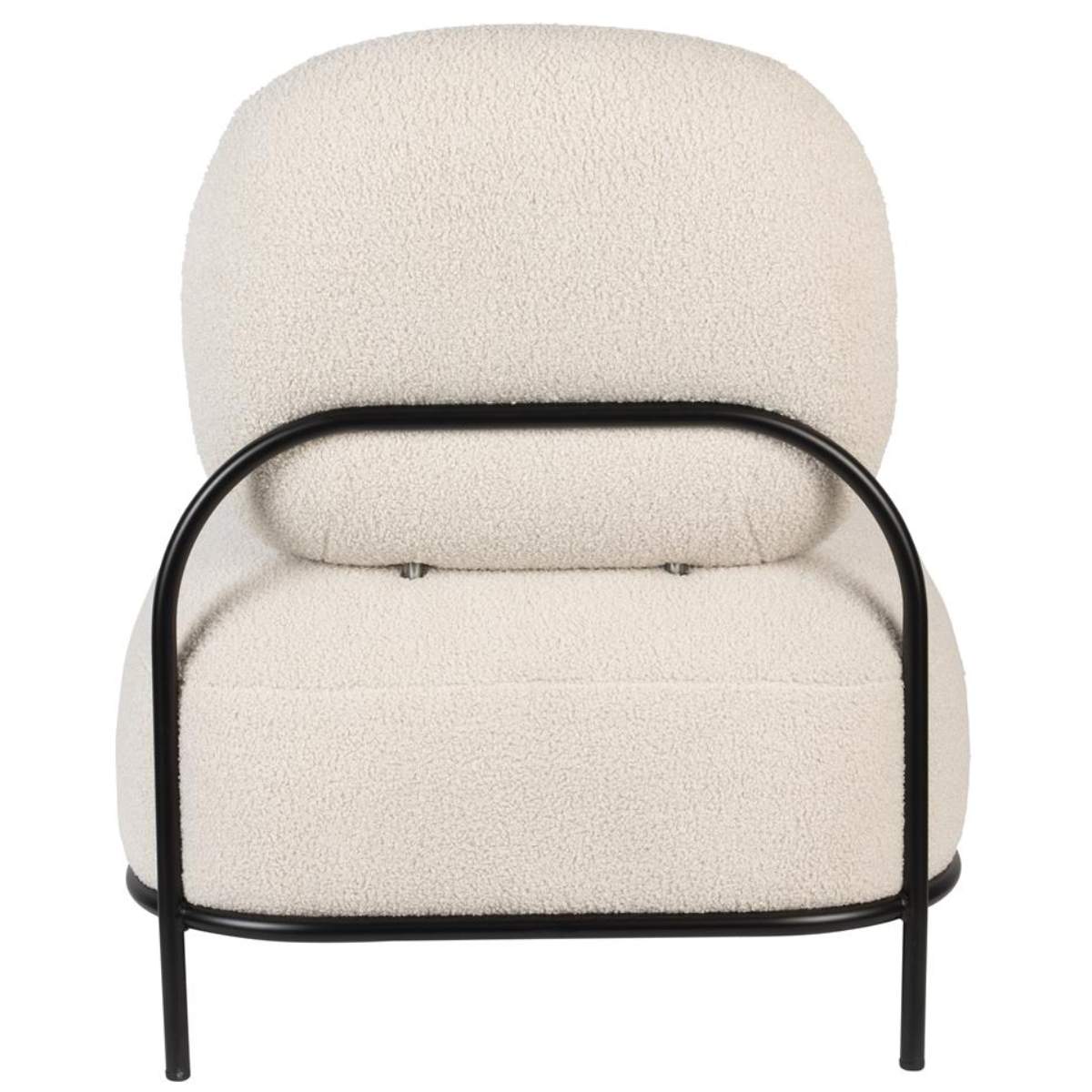 Beau&Co Lounge Chair Polly Teddy Ivory