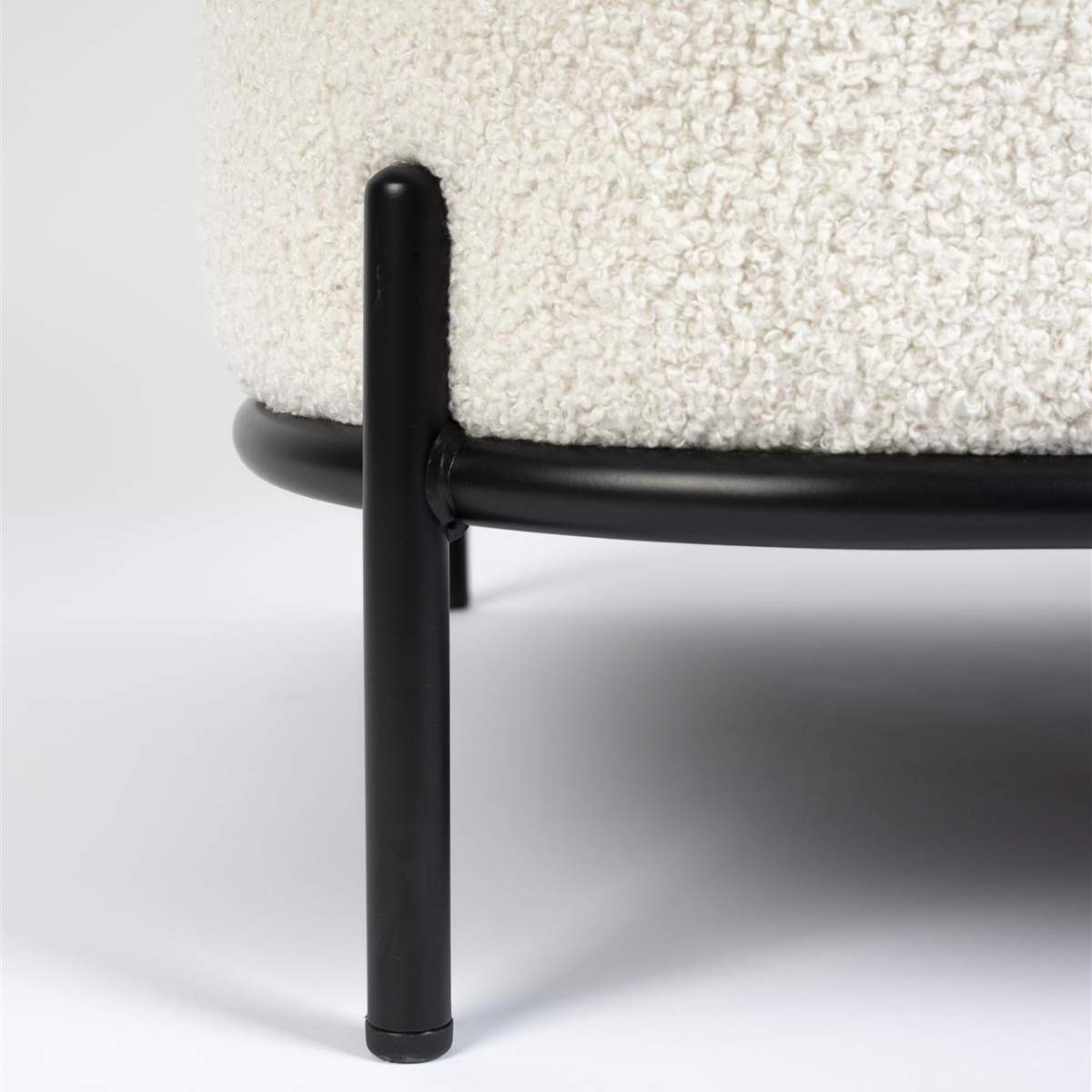 Beau&Co Lounge Chair Polly Teddy Ivory