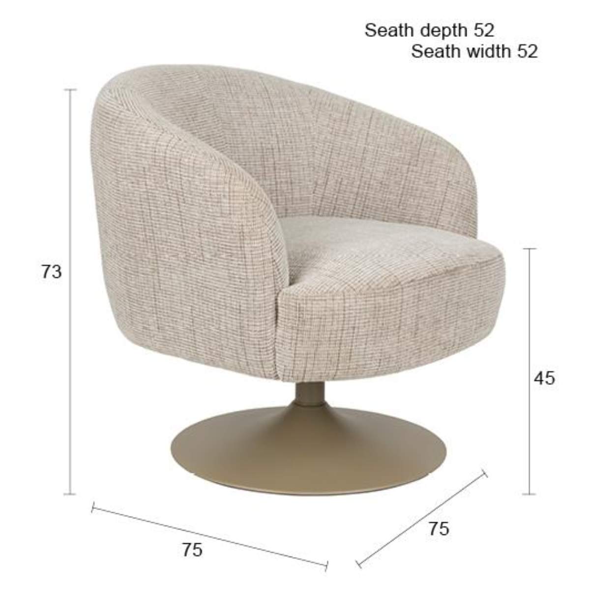 Beau&Co Lounge Chair Renate