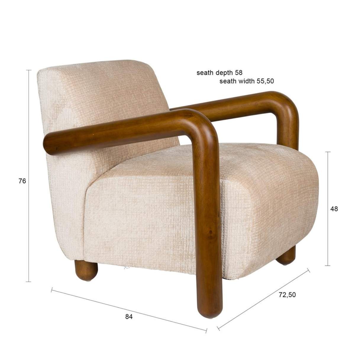 Dutch Bone Lounge Chair Robinson