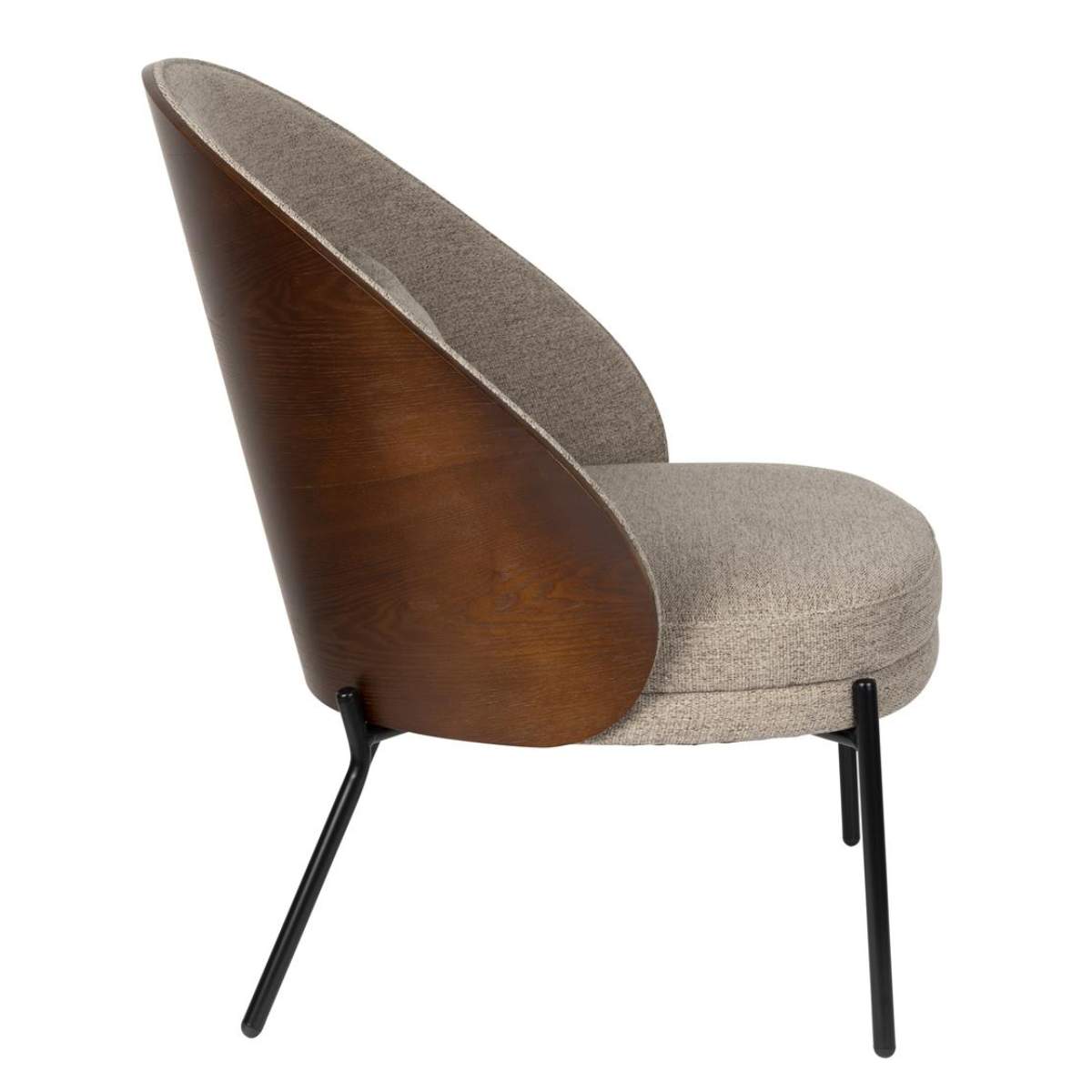 Dutch Bone Lounge Chair Rodin Beige