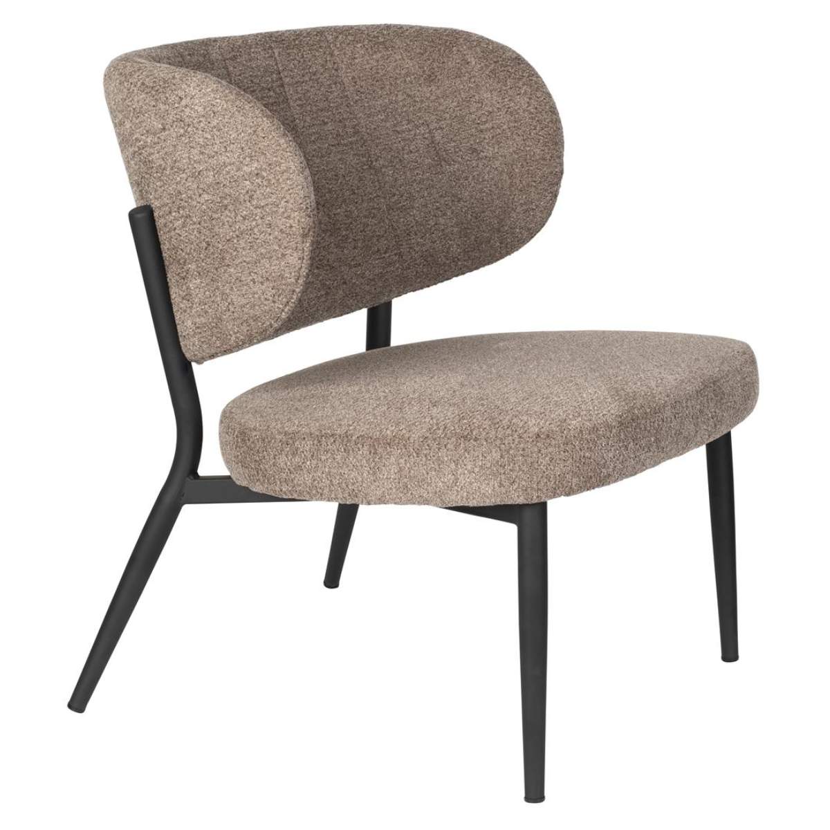 White Label Living Lounge Chair Sanne