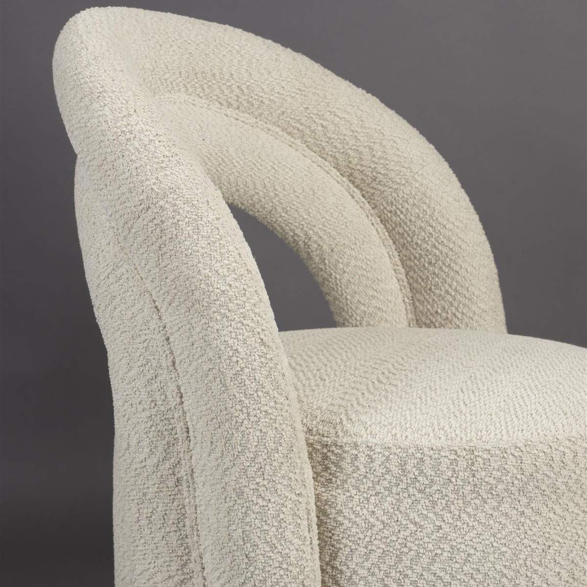 Dutch Bone Lounge Chair Seina Swivel Beige