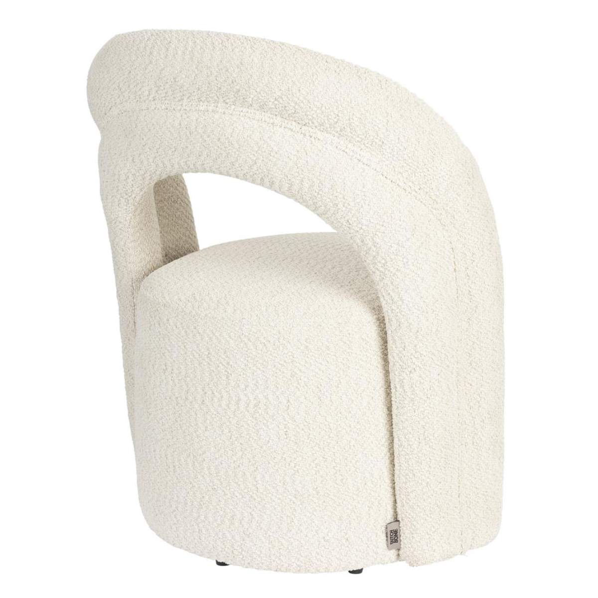 Dutch Bone Lounge Chair Seina Swivel Beige