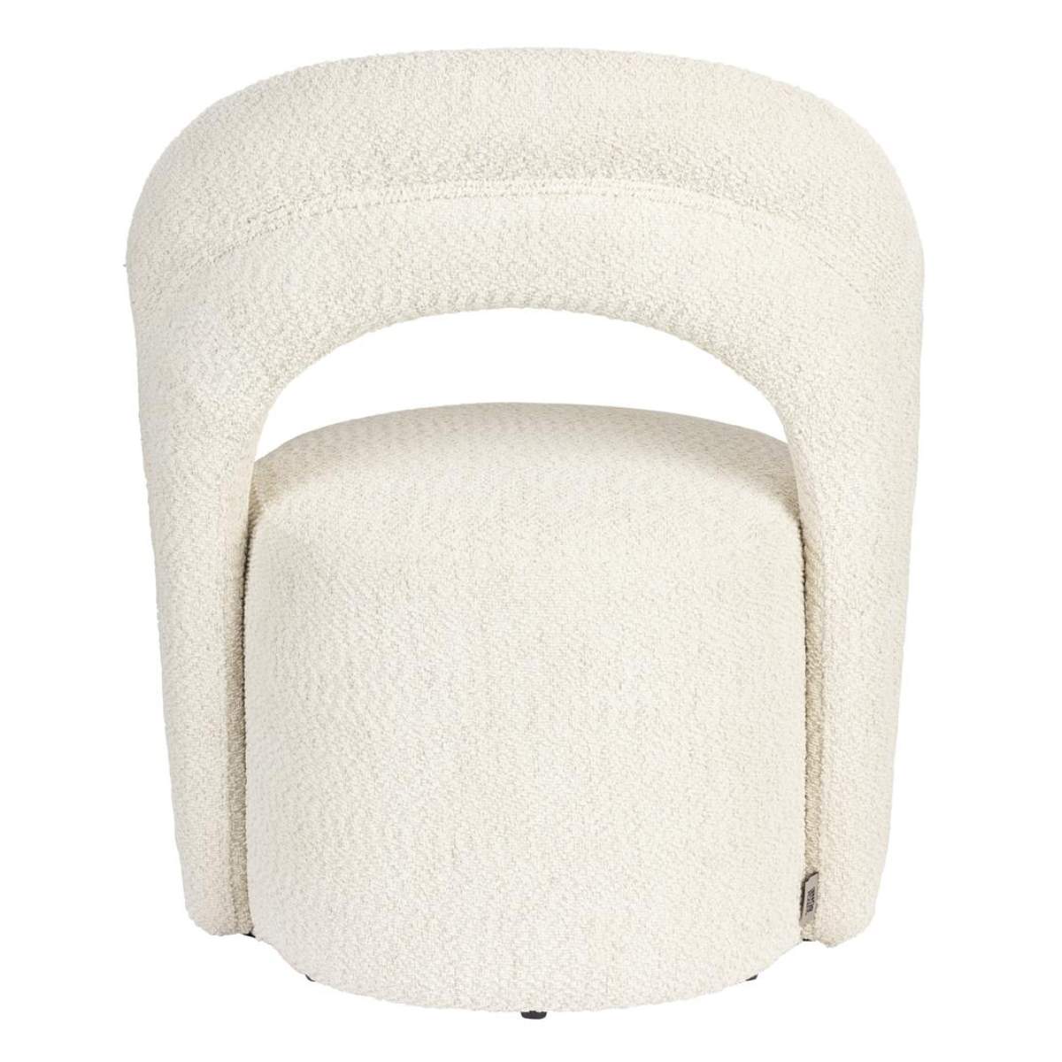 Dutch Bone Lounge Chair Seina Swivel Beige