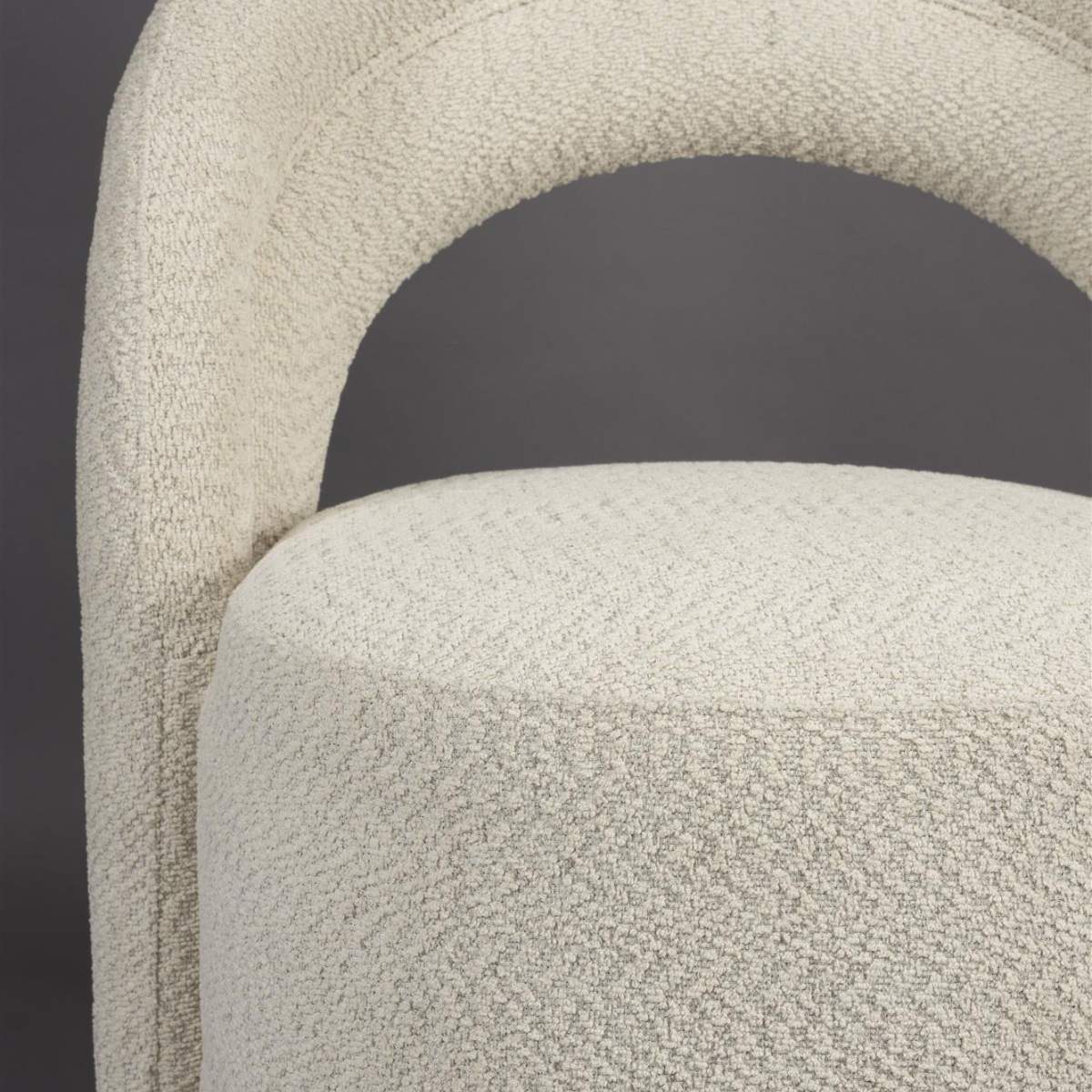 Dutch Bone Lounge Chair Seina Swivel Beige