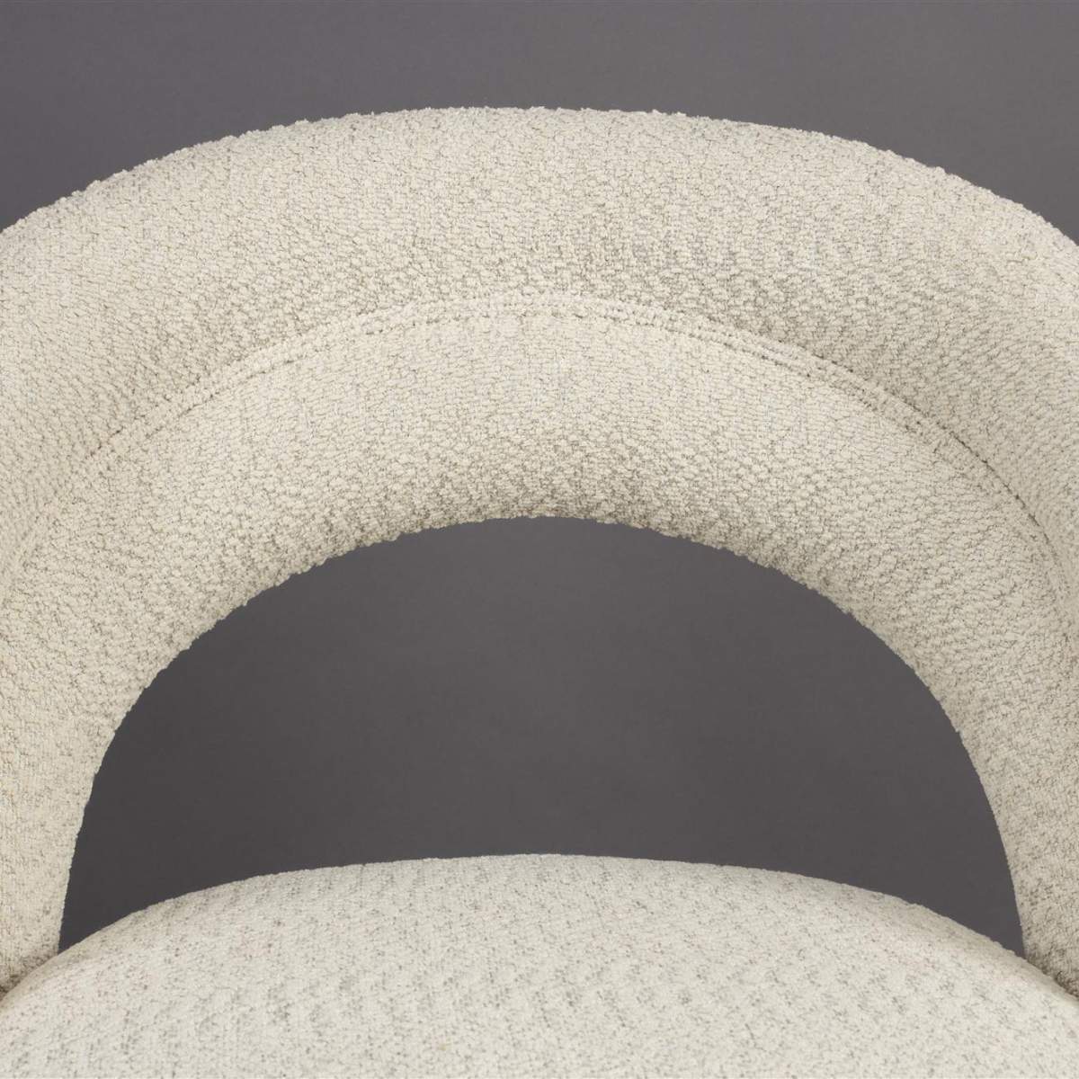 Dutch Bone Lounge Chair Seina Swivel Beige