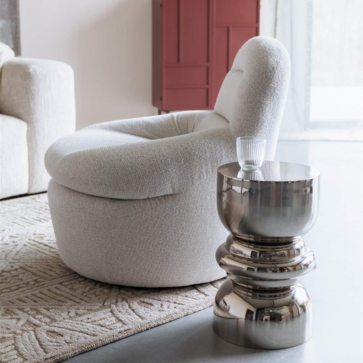 White Label Living Lounge Chair Velvoro