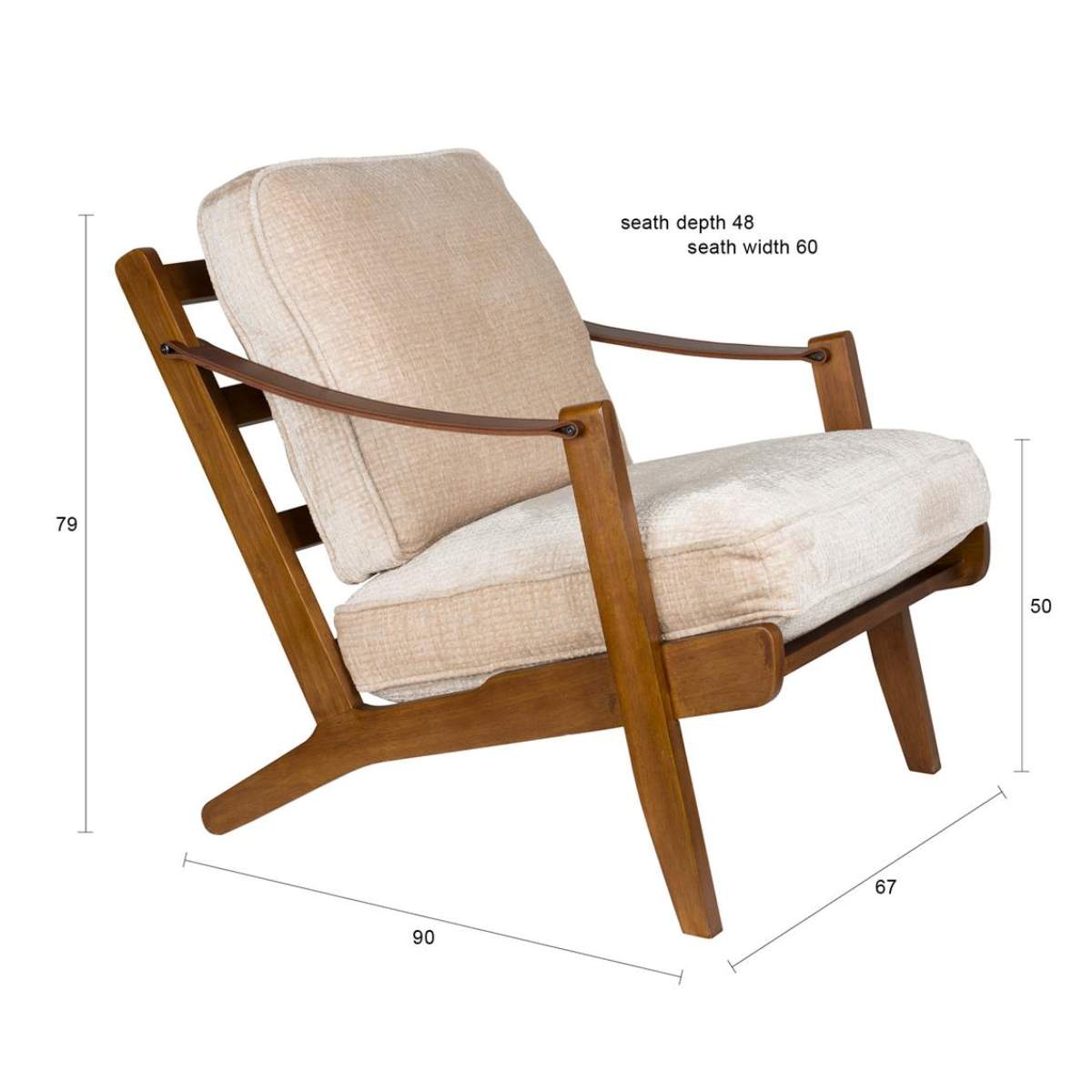 Dutch Bone Lounge Chair Washington