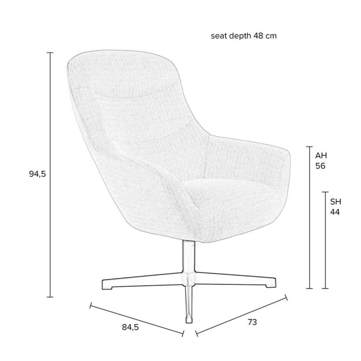 Beau&Co Lounge Chair Yuki