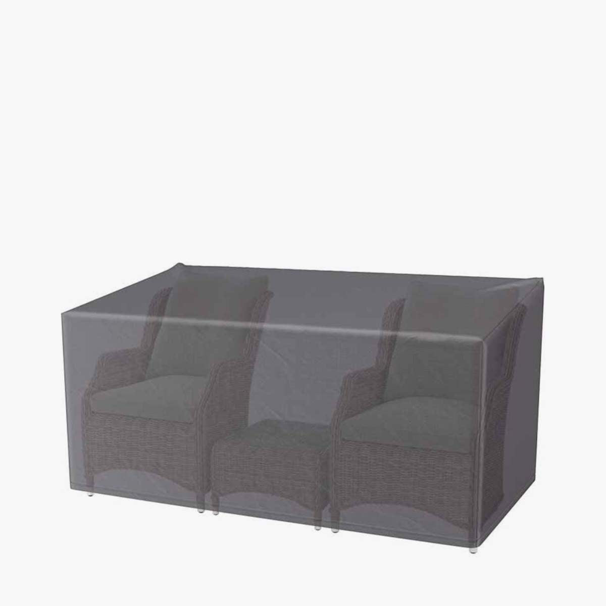Pacific Lifestyle Lounge Chair and Hocker Set Aerocover 190 x 100 x 105/90