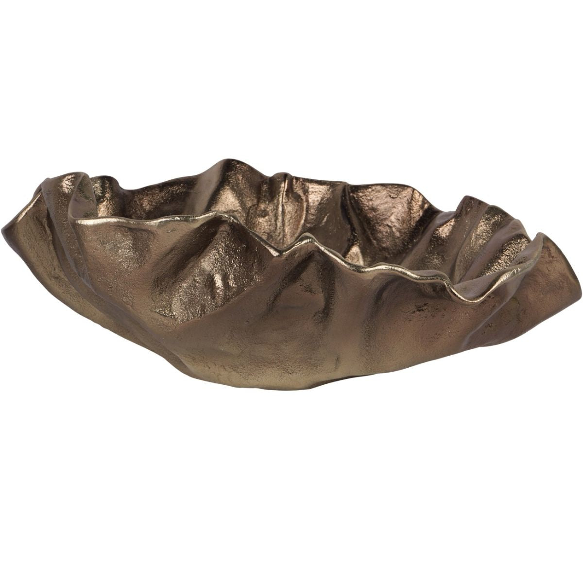 Libra Interiors Lowe Cast Aluminium Bowl Large 43cm - Set of 2