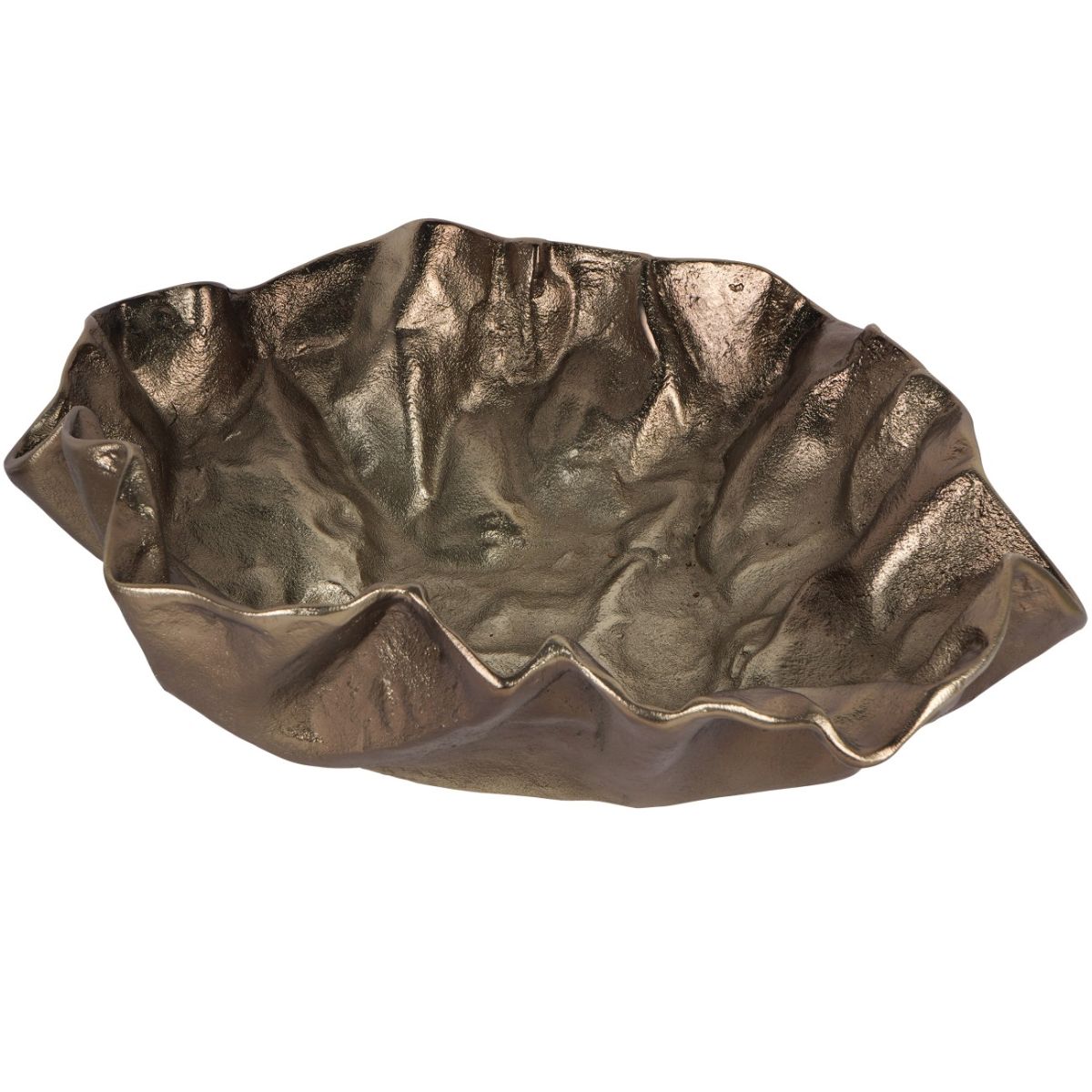 Libra Interiors Lowe Cast Aluminium Bowl Large 43cm - Set of 2