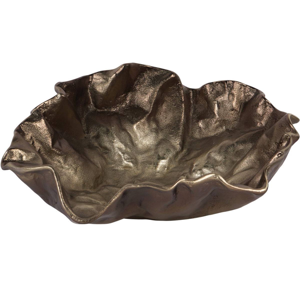 Libra Interiors Lowe Cast Aluminium Bowl Large 43cm - Set of 2