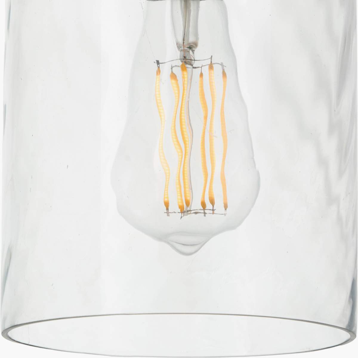 Pacific Lifestyle Loxley Ripple Effect Clear Glass Pendant