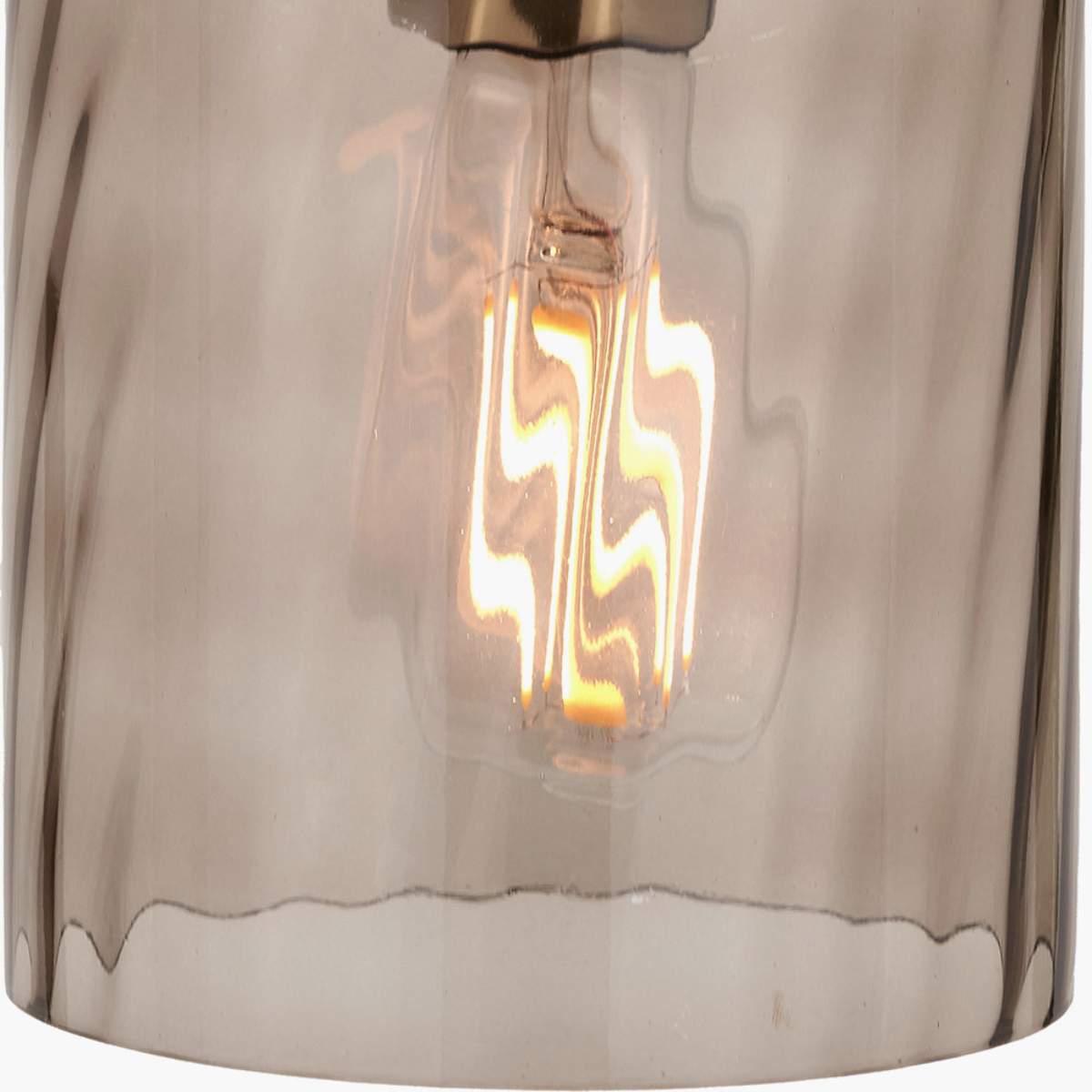 Pacific Lifestyle Loxley Ripple Effect Light Brown Glass Pendant