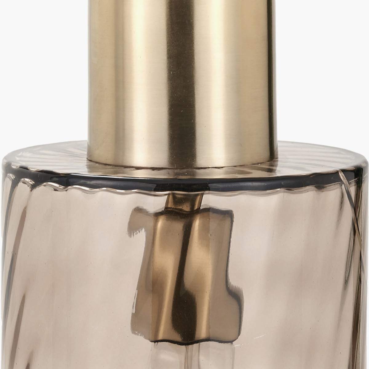 Pacific Lifestyle Loxley Ripple Effect Light Brown Glass Pendant