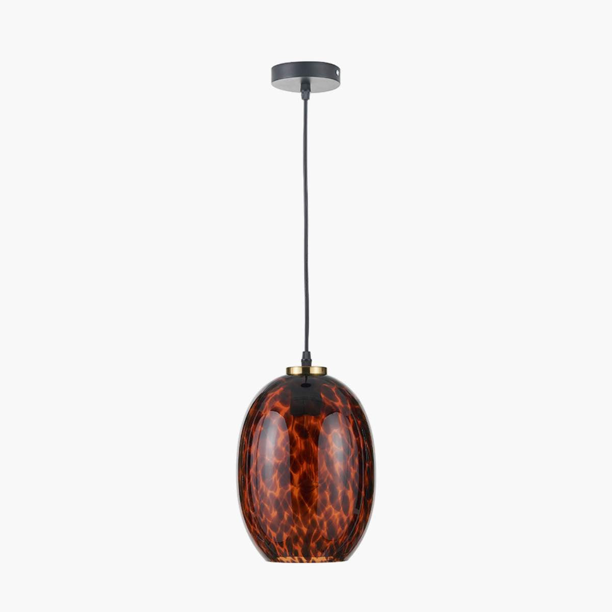 Pacific Lifestyle Lucien Tortoiseshell Glass Pendant