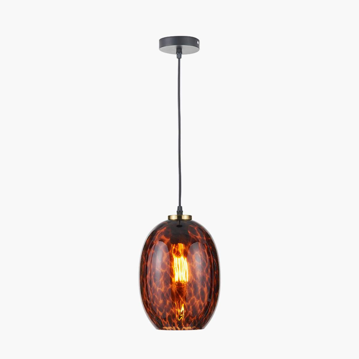 Pacific Lifestyle Lucien Tortoiseshell Glass Pendant