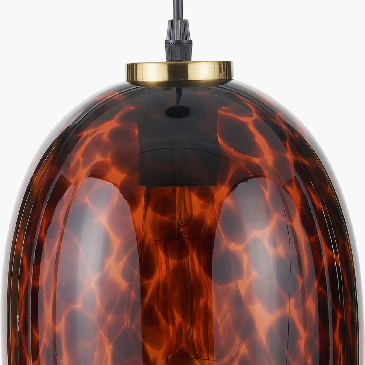 Pacific Lifestyle Lucien Tortoiseshell Glass Pendant – Beaumonde