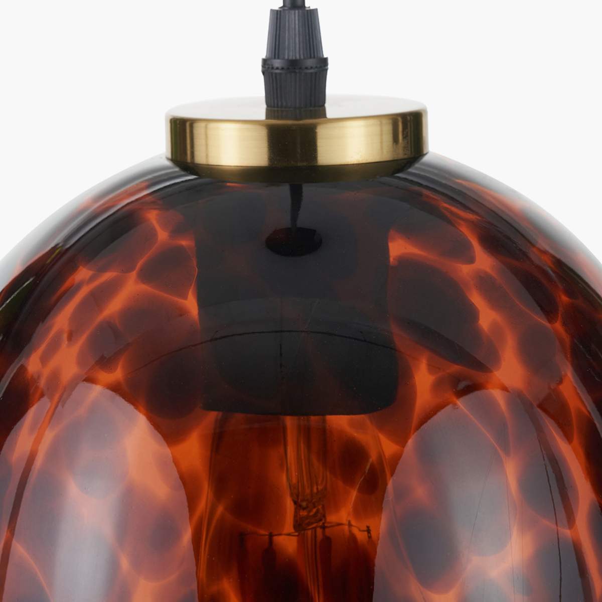 Pacific Lifestyle Lucien Tortoiseshell Glass Pendant