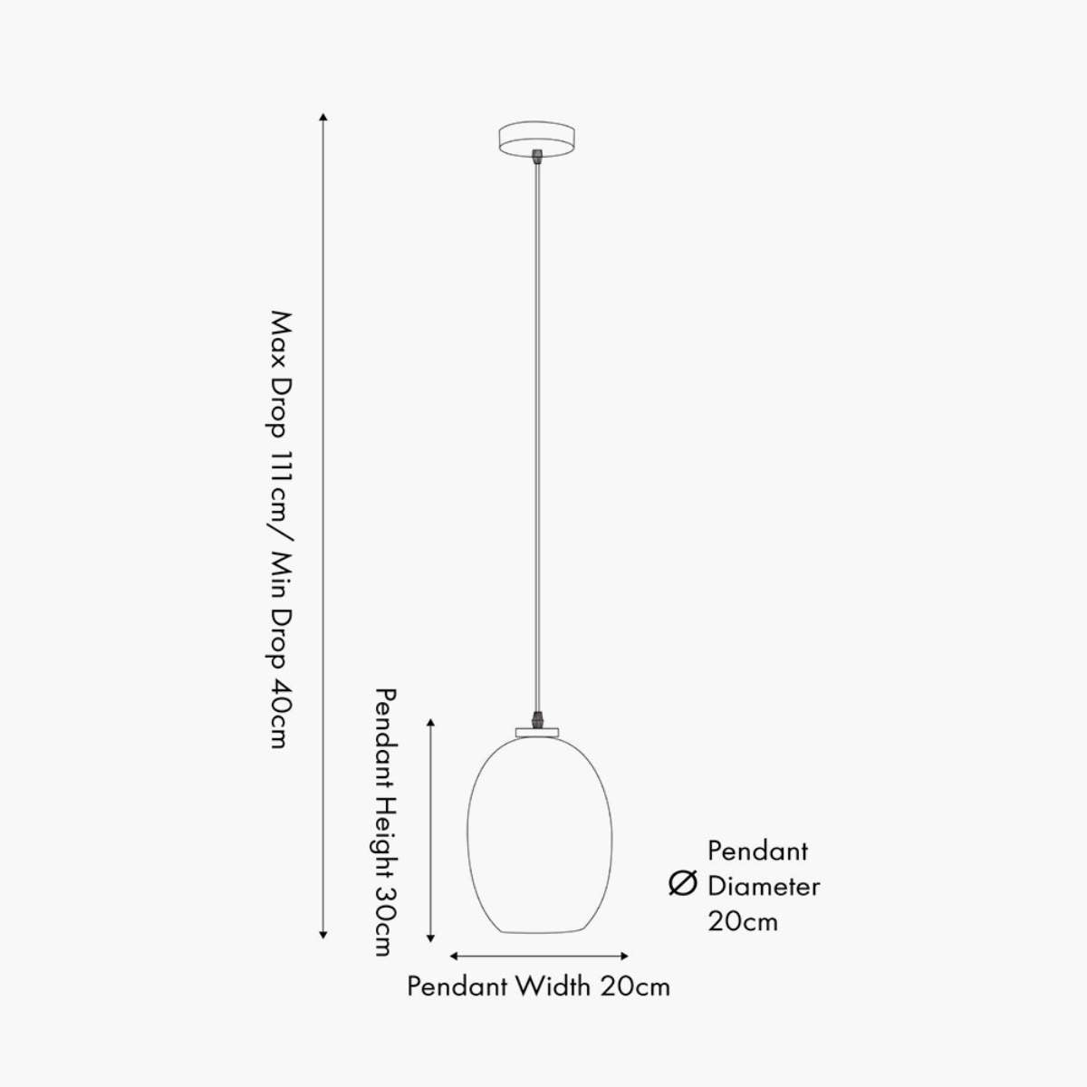 Pacific Lifestyle Lucien Tortoiseshell Glass Pendant