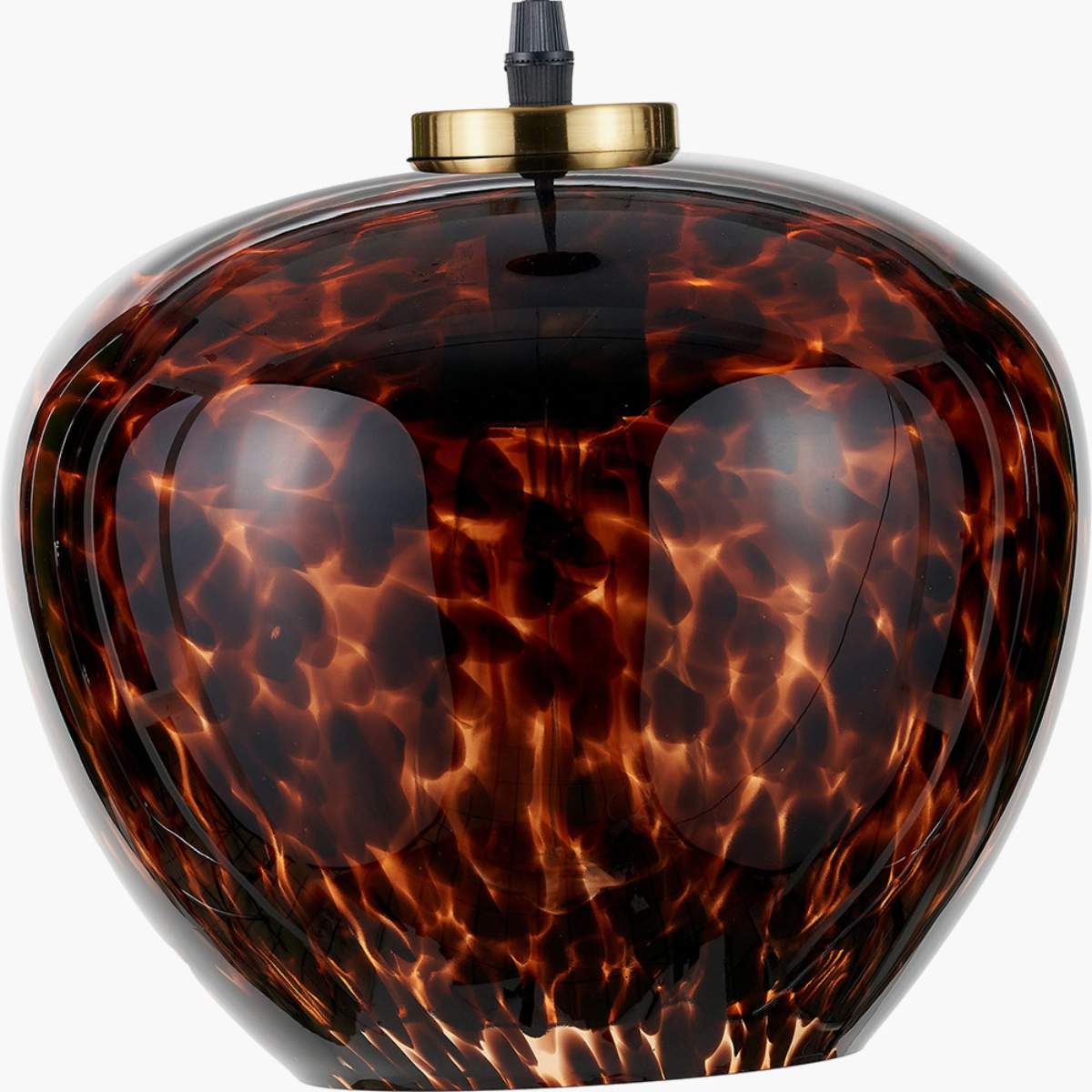Pacific Lifestyle Lucien Tortoiseshell Glass Pendant – Beaumonde