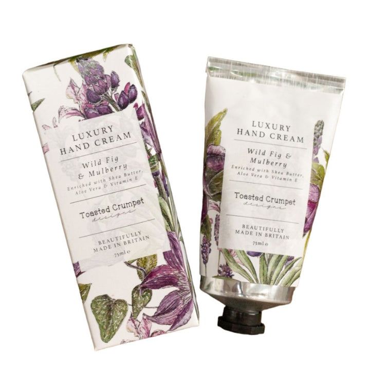 Toasted Crumpet Designs  Luxury Hand Cream Moisturiser Wild Fig & Mulberry
