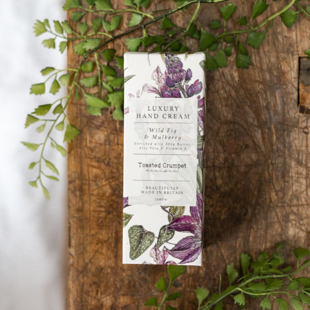 Toasted Crumpet Designs  Luxury Hand Cream Moisturiser Wild Fig & Mulberry