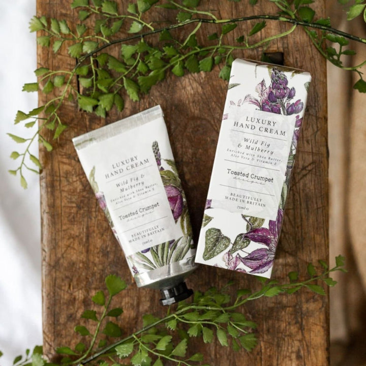 Toasted Crumpet Designs  Luxury Hand Cream Moisturiser Wild Fig & Mulberry