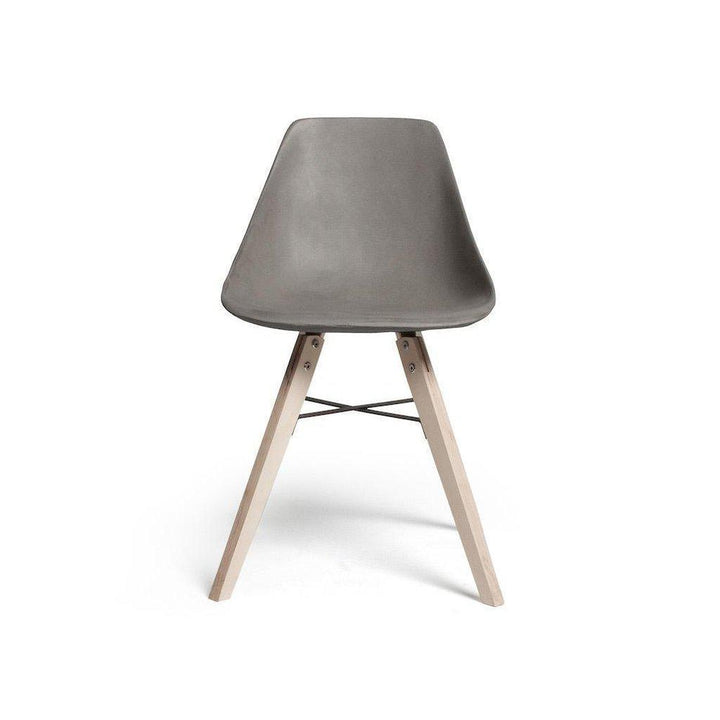 Lyon Beton Hauteville Concrete Chair Plywood Legs-Beaumonde