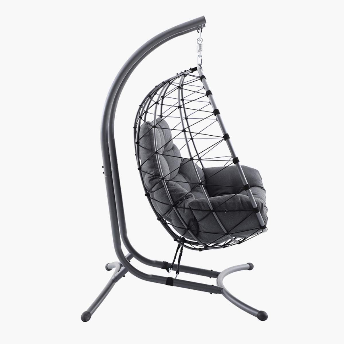 Pacific Lifestyle Lyon Anthracite Outdoor Double Hanging Chair