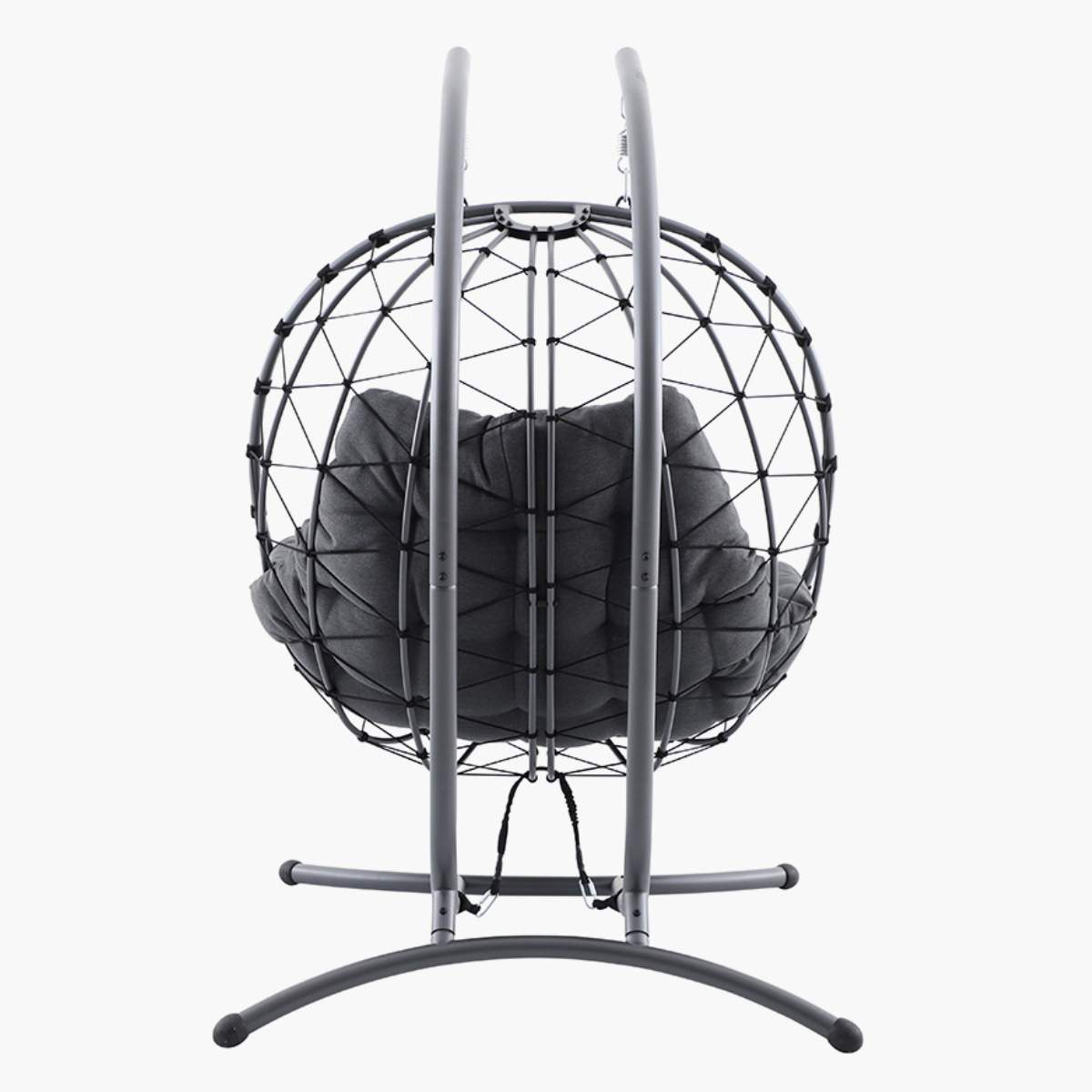 Pacific Lifestyle Lyon Anthracite Outdoor Double Hanging Chair