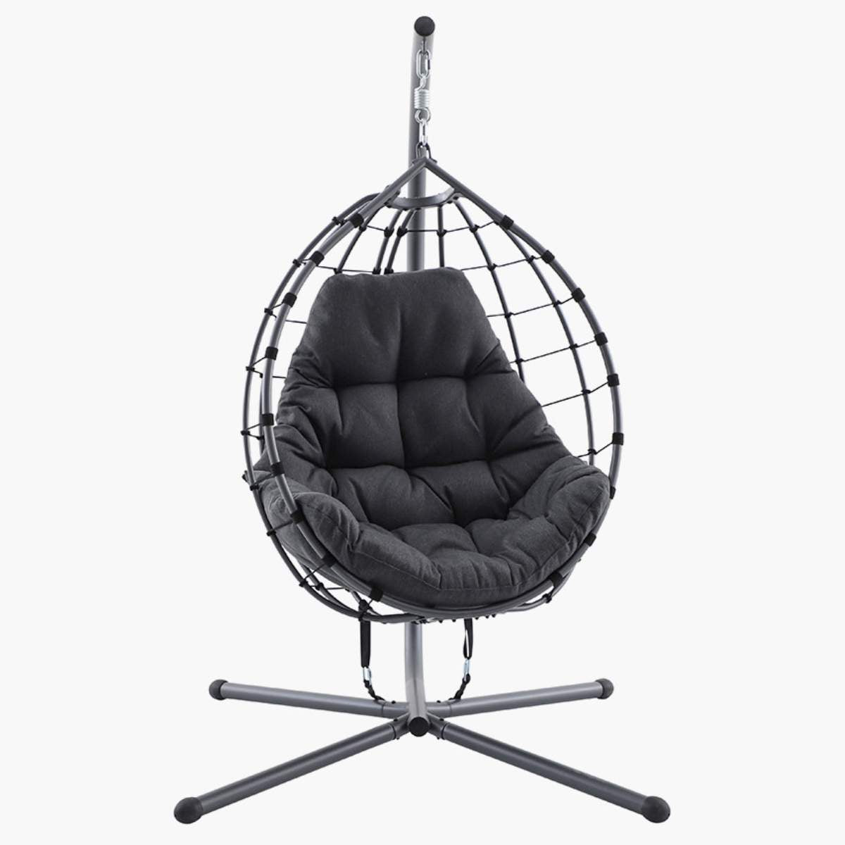 Pacific Lifestyle Lyon Anthracite Outdoor Single Hanging Chair