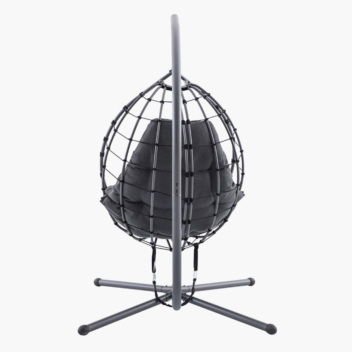 Pacific Lifestyle Lyon Anthracite Outdoor Single Hanging Chair