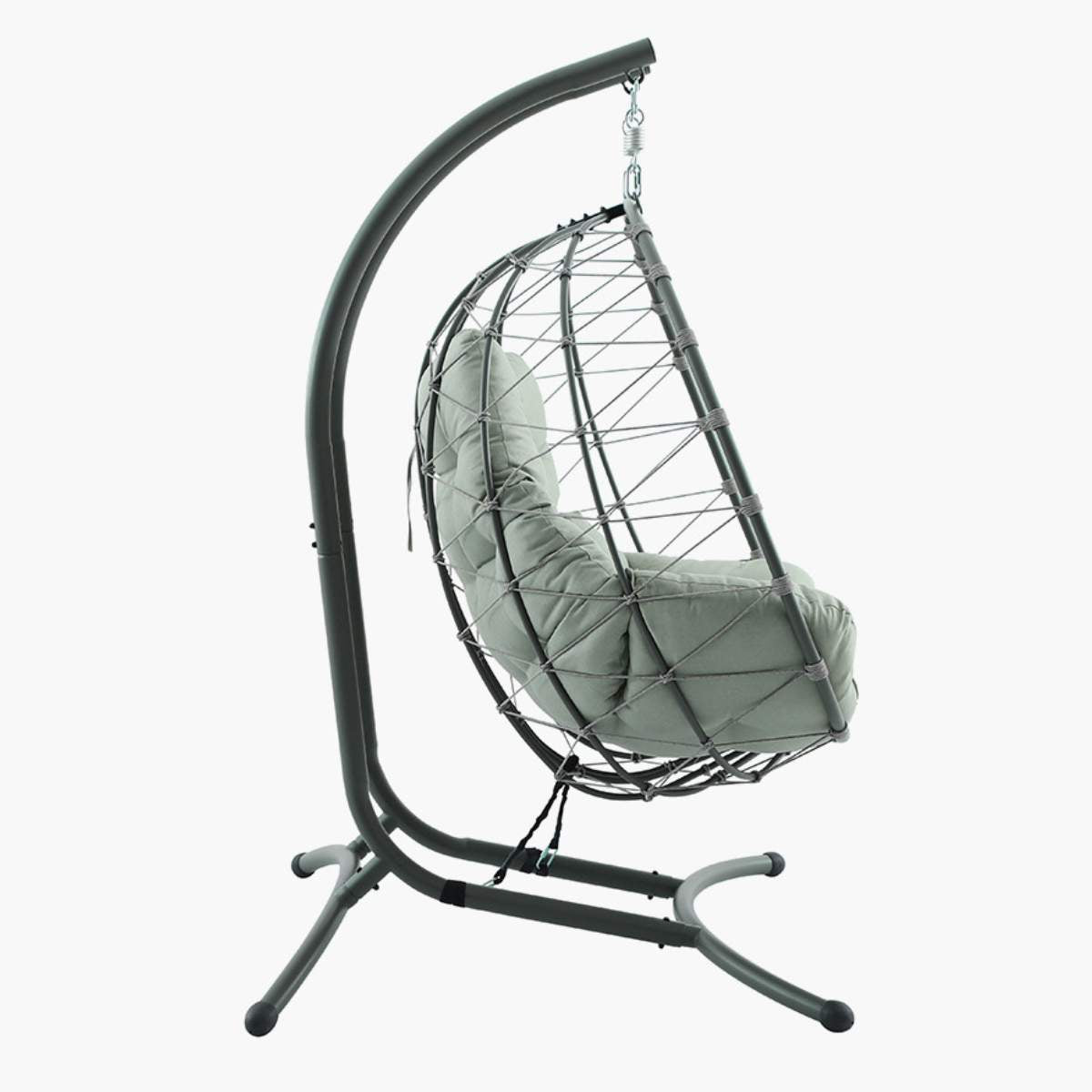 Pacific Lifestyle Lyon Moss Green Outdoor Double Hanging Chair