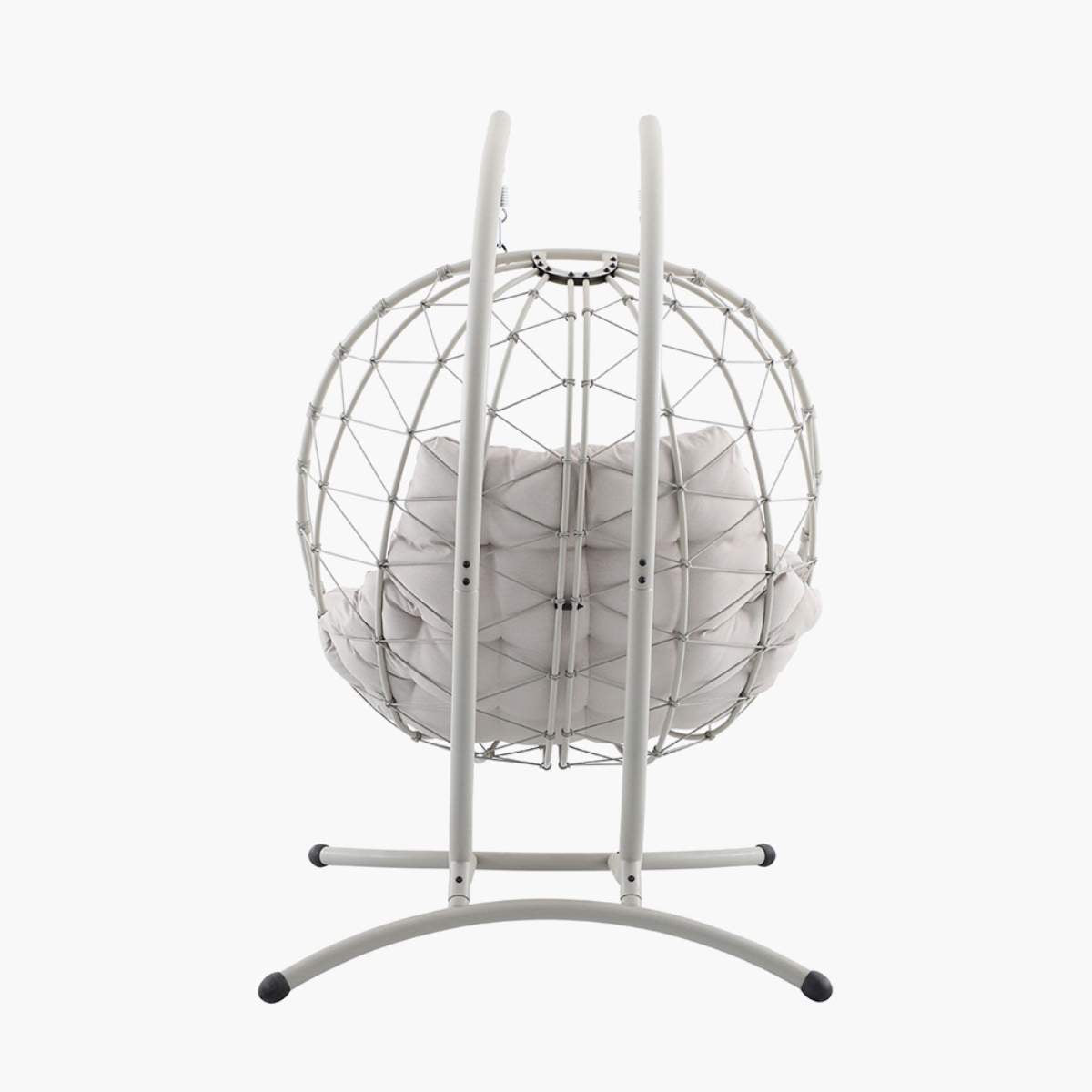 Pacific Lifestyle Lyon Putty Outdoor Double Hanging Chair
