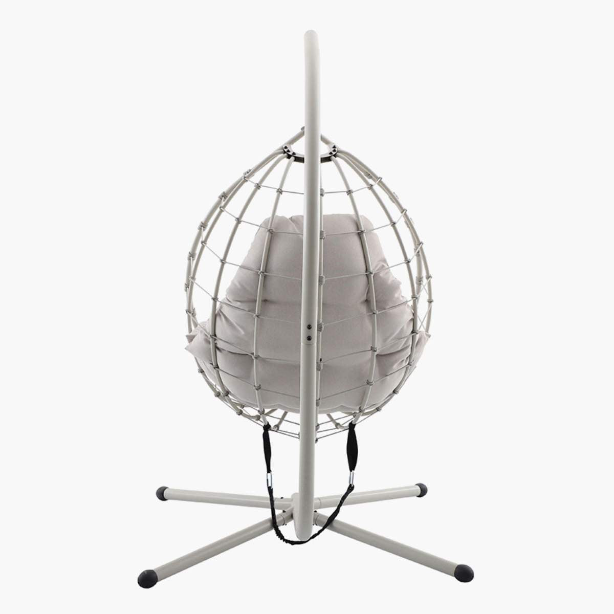 Pacific Lifestyle Lyon Putty Outdoor Single Hanging Chair