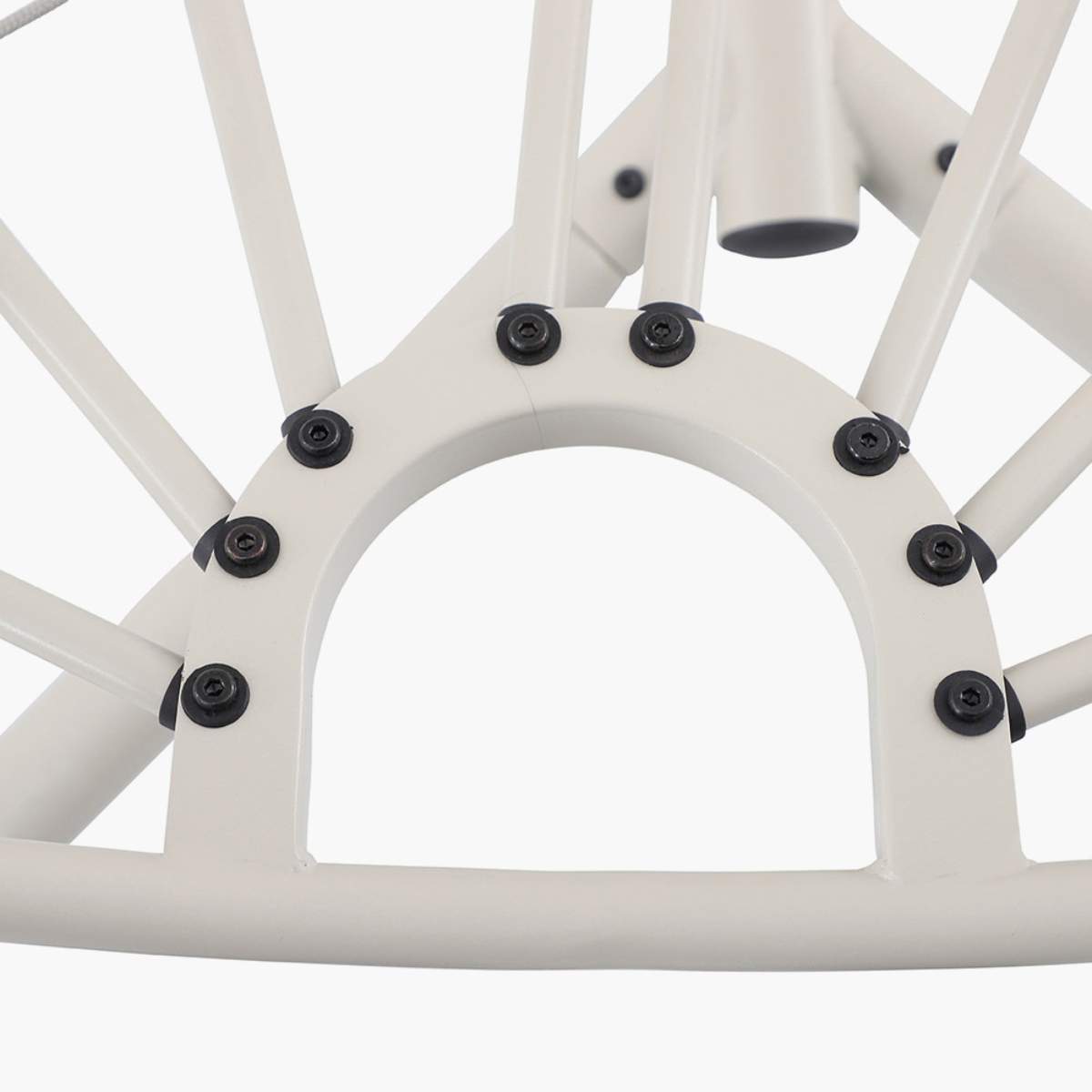 Pacific Lifestyle Lyon Putty Outdoor Single Hanging Chair