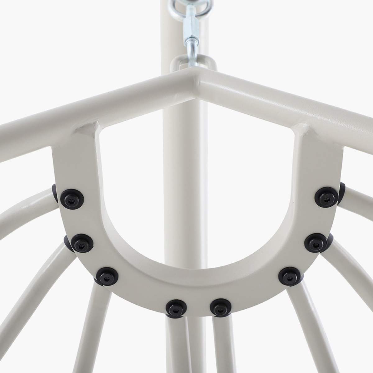 Pacific Lifestyle Lyon Putty Outdoor Single Hanging Chair