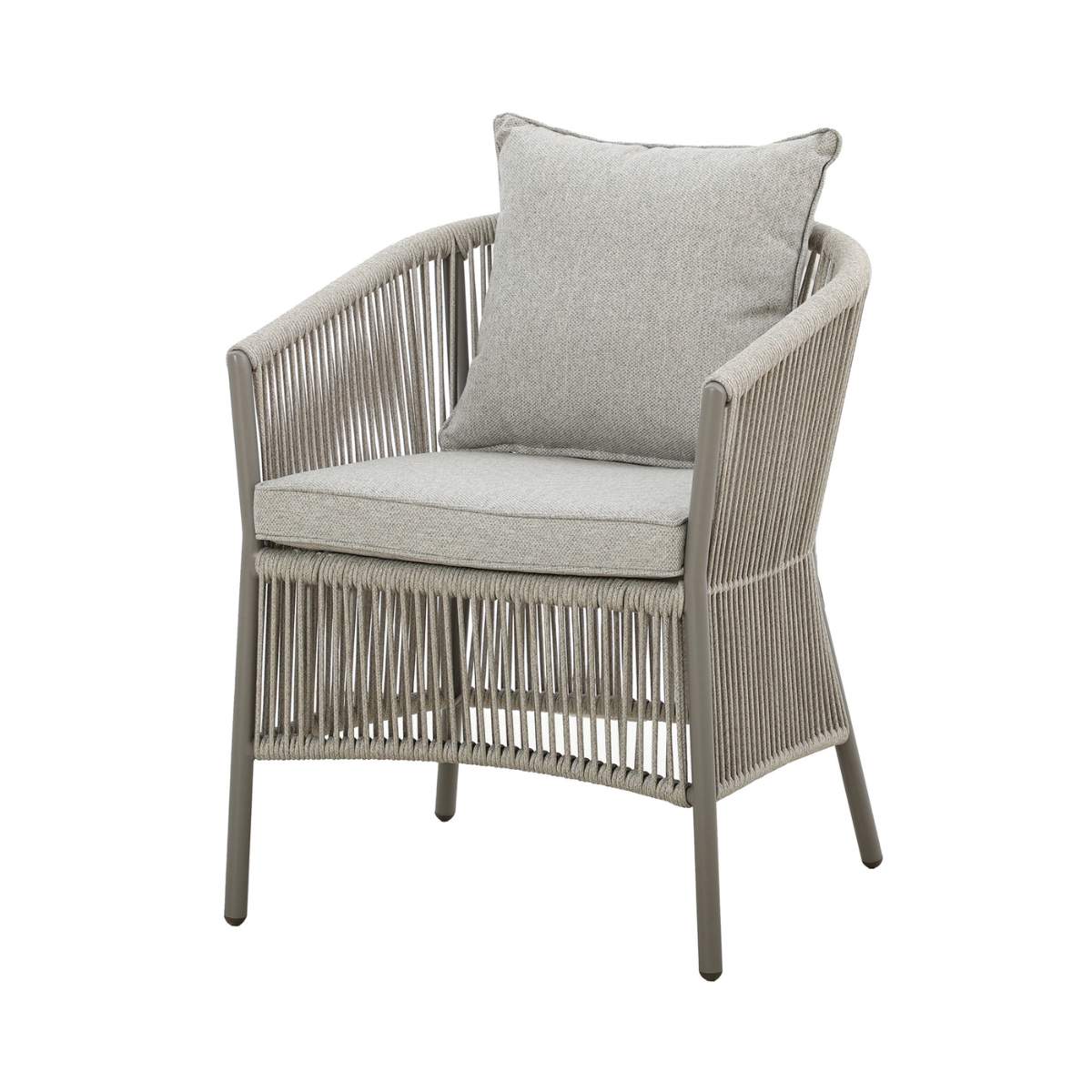 Maze Maldives Rope Weave Pair of Dining Chairs