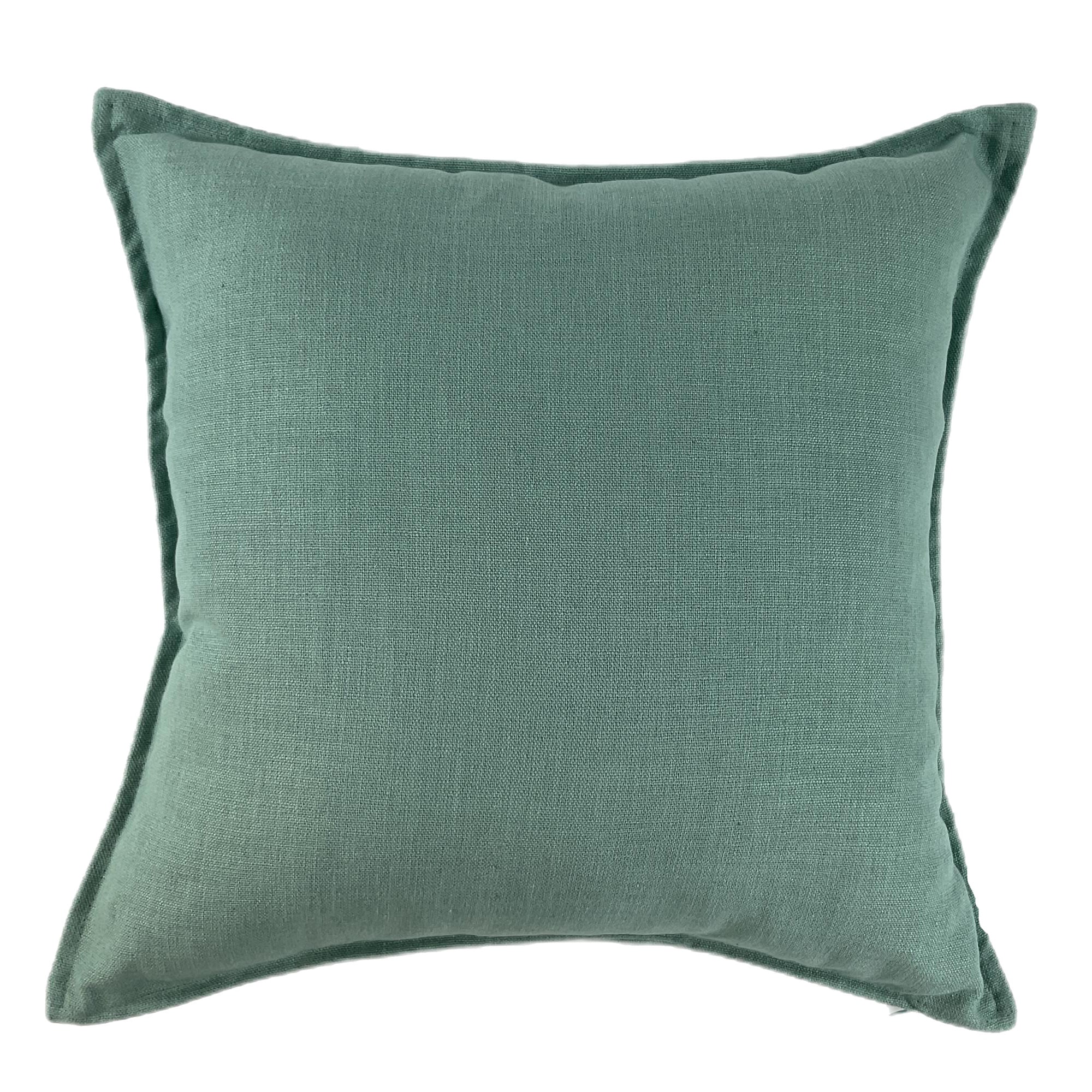 Malini Poly Linen Mix With Flange Seafoam