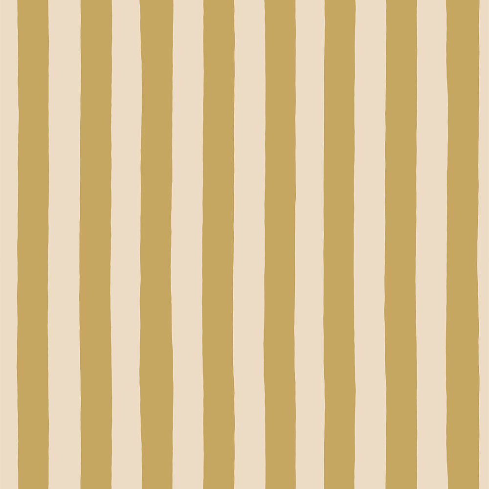 Josephine Munsey Medium Hand Painted Stripe - Summer Evening and Parsnip - Roll