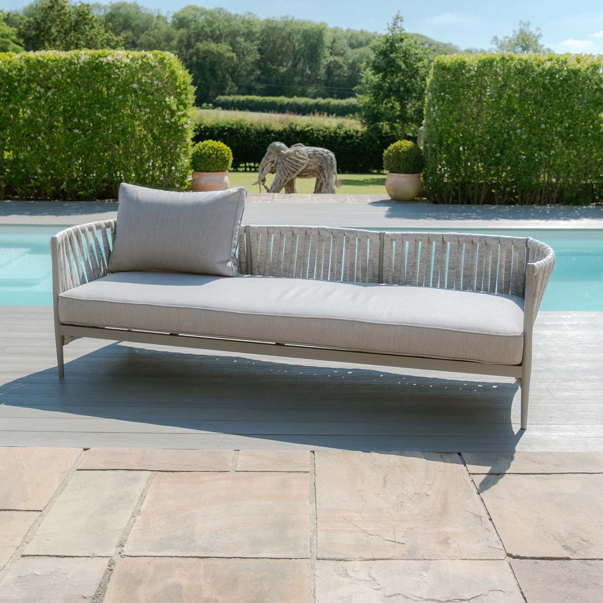 Maze Cool Linen Milan 3 Seat sofa set