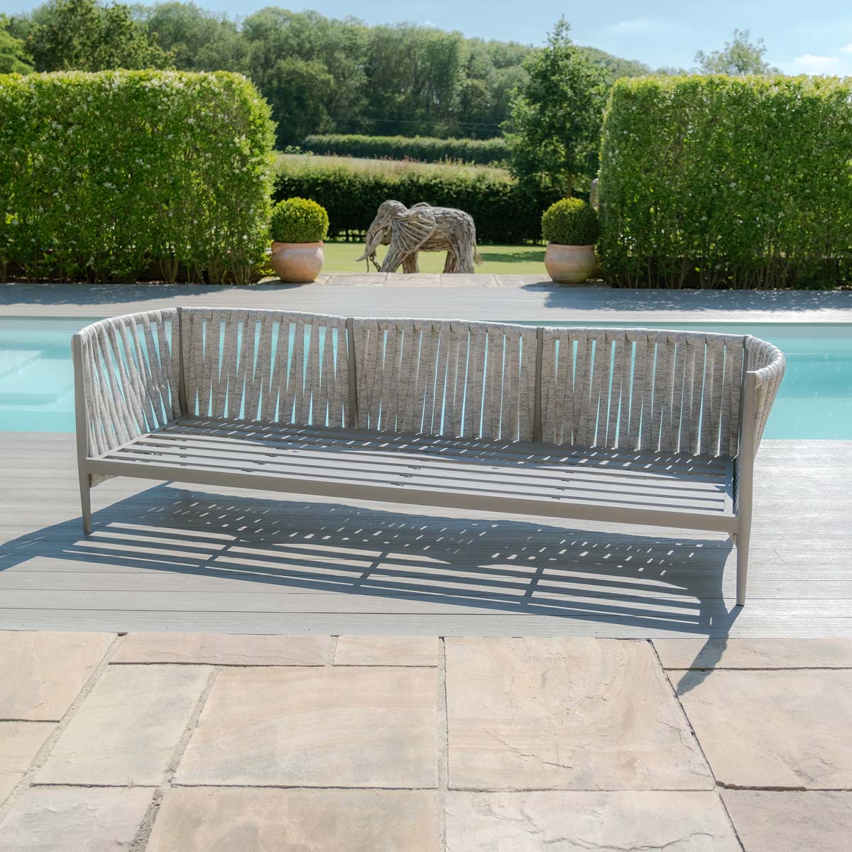 Maze Cool Linen Milan 3 Seat sofa set