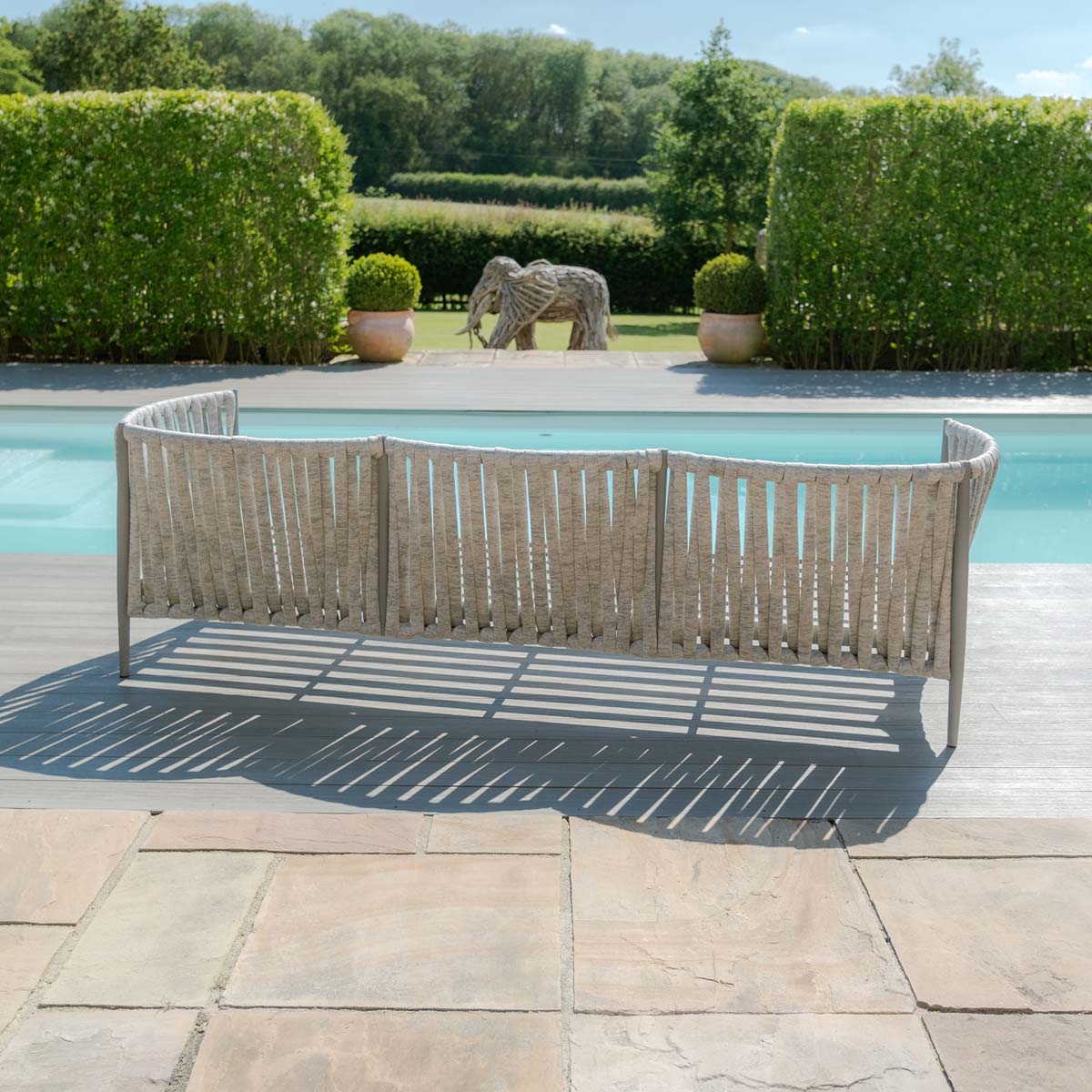 Maze Cool Linen Milan 3 Seat sofa set