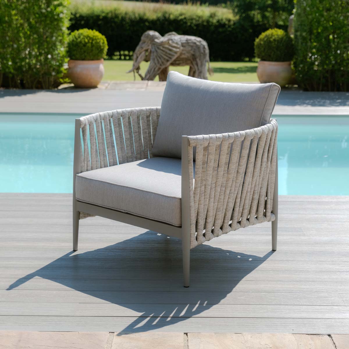 Maze Cool Linen Milan 3 Seat sofa set